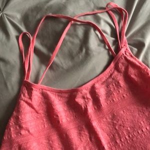 Coral Crisscross Cami
